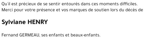 Sylviane HENRY