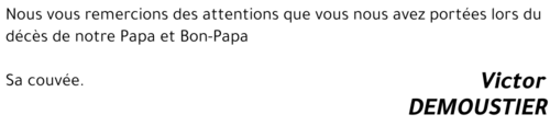 Victor DEMOUSTIER