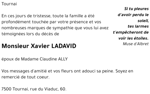 Xavier LADAVID