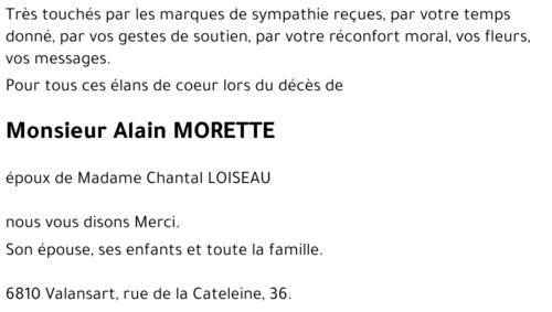 Alain MORETTE