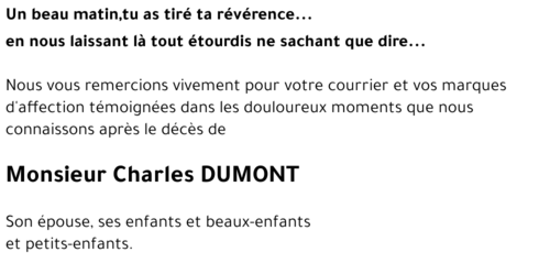 Charles DUMONT