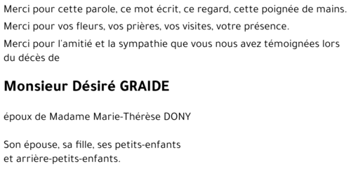 Désiré GRAIDE