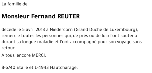 Fernand REUTER