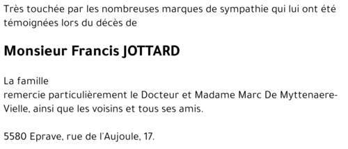 Francis JOTTARD