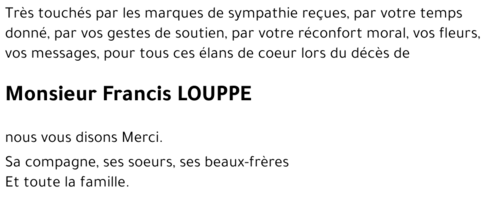 Francis LOUPPE