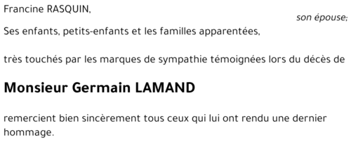 Germain LAMAND