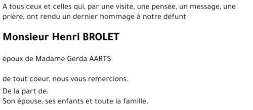 Henri BROLET