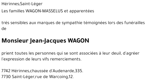 Jean-Jacques WAGON