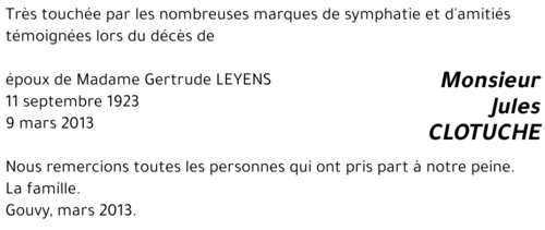 Jules Clotuches