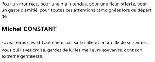 Michel CONSTANT