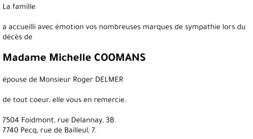 Michelle COOMANS