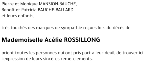 Acélie ROSSILLONG