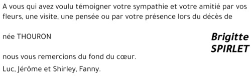 Brigitte THOURON