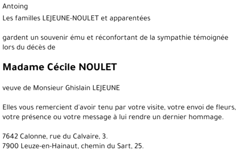 Cécile NOULET