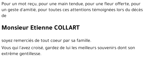 Etienne COLLART