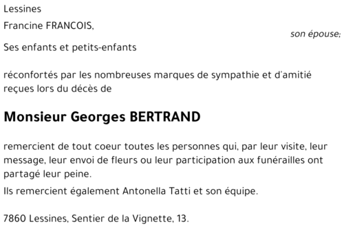 Georges BERTRAND