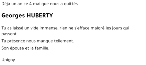 Georges HUBERTY