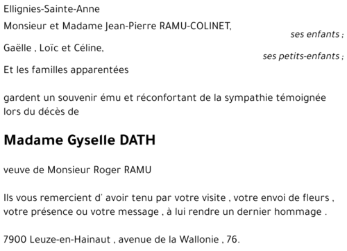 Gyselle DATH