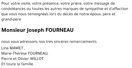 Joseph FOURNEAU