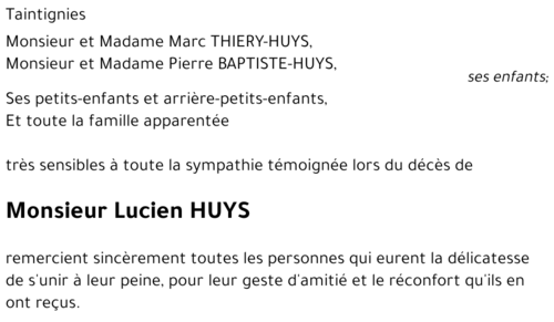 Lucien HUYS