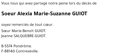 Marie-Suzanne GUIOT