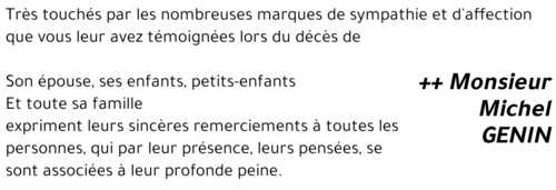 Michel GENIN