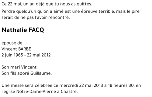 Nathalie FACQ