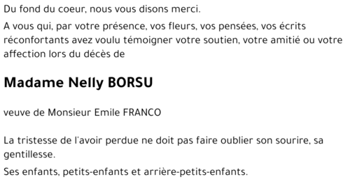 Nelly BORSU