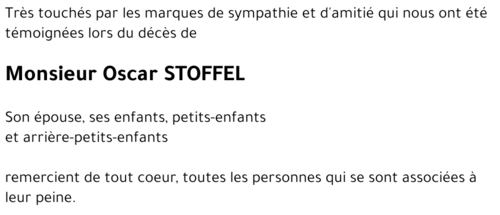 Oscar STOFFEL