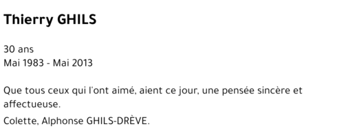 Thierry GHILS