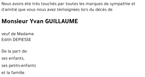 Yvan GUILLAUME