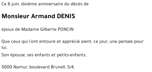 Armand DENIS