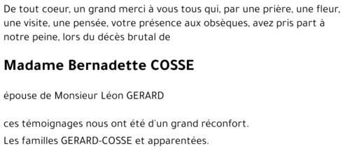Bernadette COSSE
