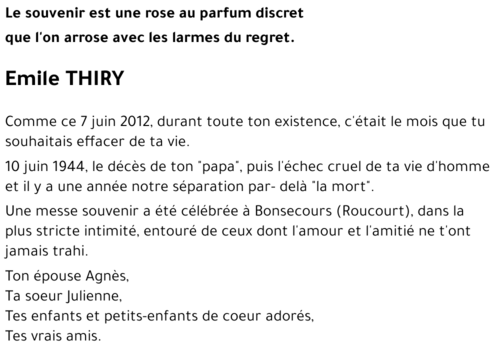 Emile THIRY