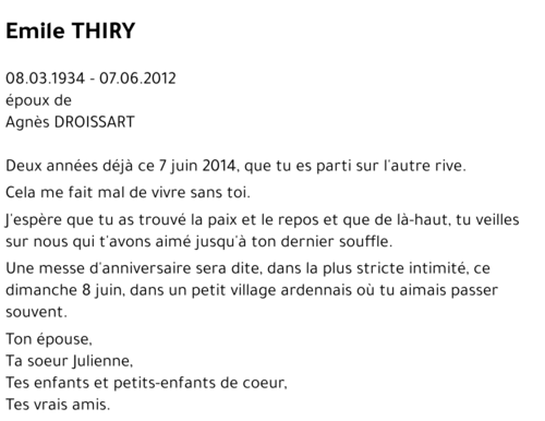 Emile THIRY