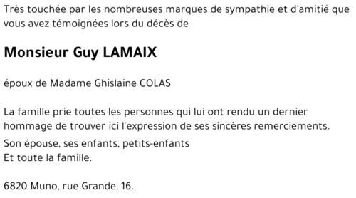 Guy LAMAIX