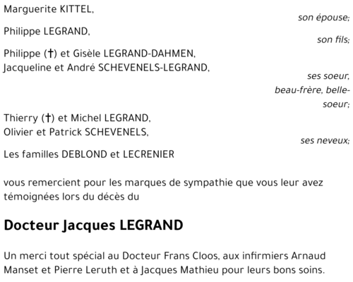 Jacques LEGRAND