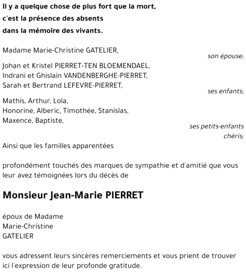 Jean-Marie PIERRET