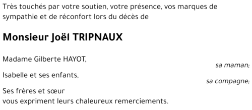 Joël TRIPNAUX