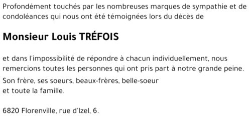 Louis TRÉFOIS