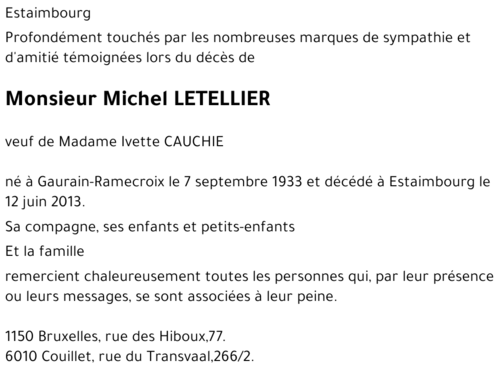 Michel LETELLIER