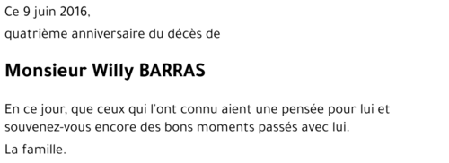 Willy BARRAS