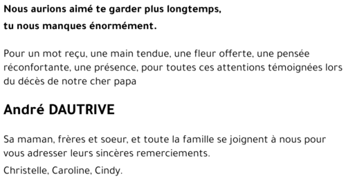 André DAUTRIVE