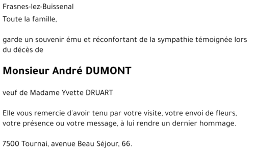 André DUMONT