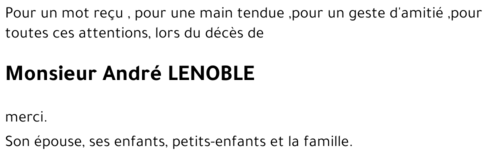 André LENOBLE