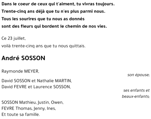 André SOSSON