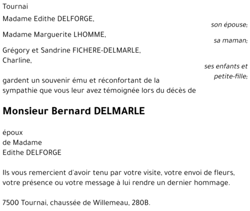 Bernard DELMARLE