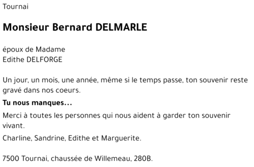 Bernard DELMARLE