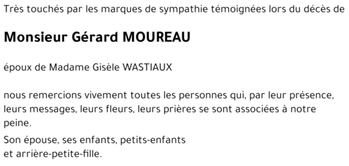 Gérard MOUREAU