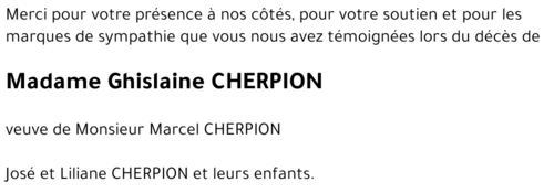 Ghislaine CHERPION